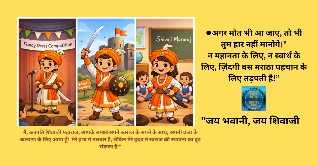 छत्रपति शिवाजी महाराज फैंसी ड्रेस – बच्चों के लिए प्रेरणादायक स्कूल प्रतियोगिता