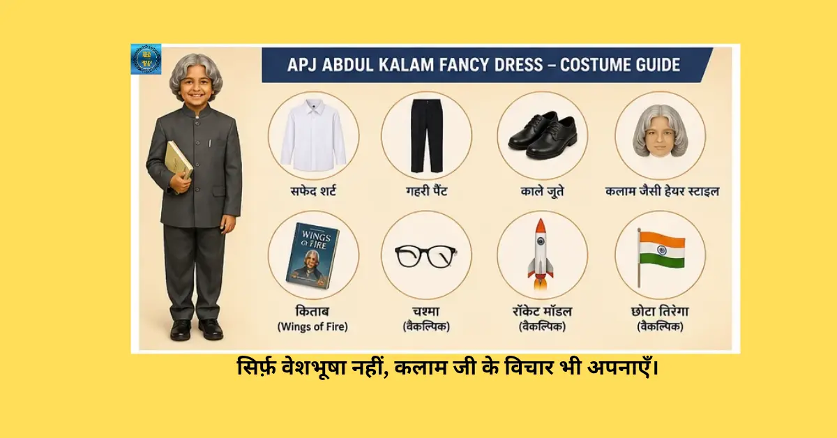 APJ Abdul Kalam Fancy Dress Speech in Hindi for School Competition with Costume Ideas and Parents Guide